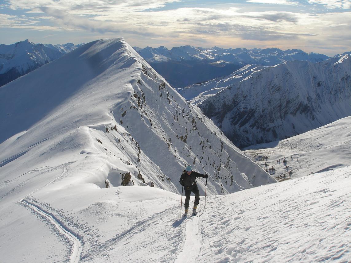 #3 fredo : sur l fredo : sur l'arète sommitale de grande combe
