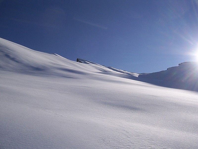 #5 sous les crêtes : neige immaculée . sous les crêtes : neige immaculée .