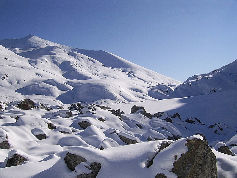 #1 du pas du roc : col et pointe de fréjus : bel enneigement . du pas du roc : col et pointe de fréjus : bel enneigement .