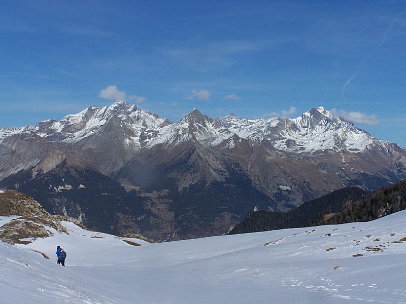 #10 Pointe de Fréjus : La Vanoise sèche vue du Jeu. Pointe de Fréjus : La Vanoise sèche vue du Jeu.