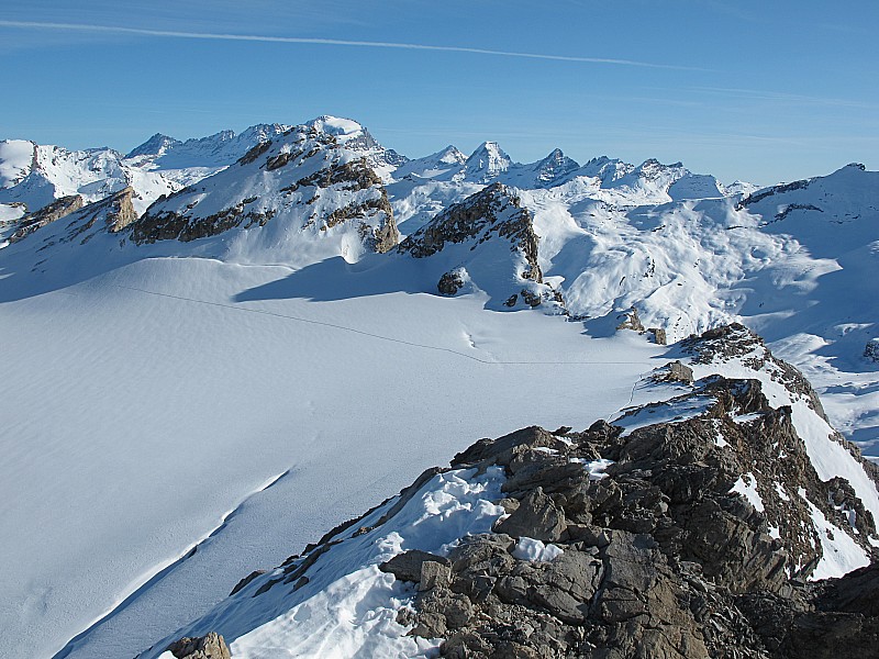 #2 Tour d Tour d'horizon : Trace d'une incursion récente du font de Grand Paradis