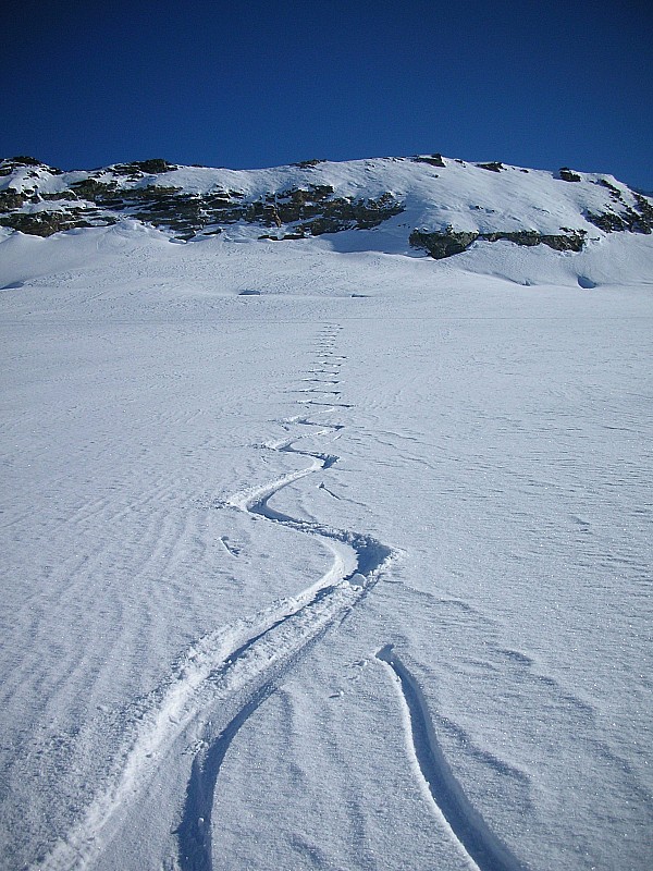 #12 Cime d Cime d' Oin : Descente du glacier. Comment dire ?...