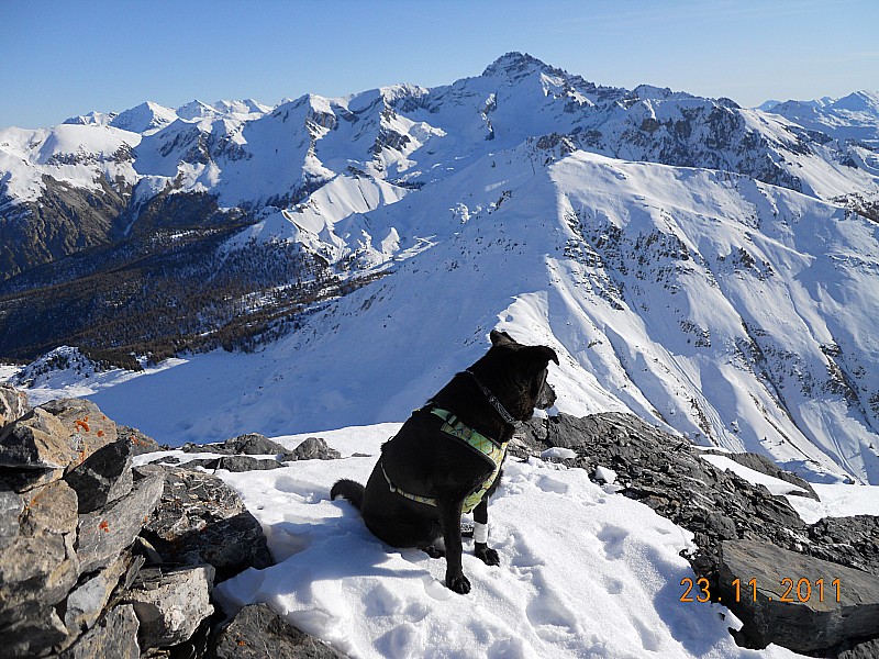 #4 Pic de Beaudouis : Du sommet, vue sur le Col des Ourdeïs et Clot la cime. Pic de Beaudouis : Du sommet, vue sur le Col des Ourdeïs et Clot la cime.