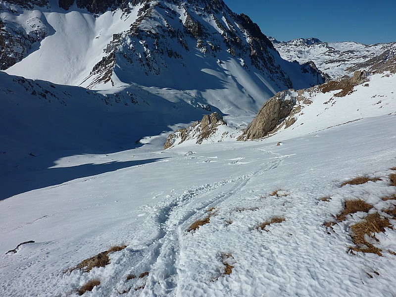 #2 Au dessus du col de la Roue : Neige croutée Au dessus du col de la Roue : Neige croutée