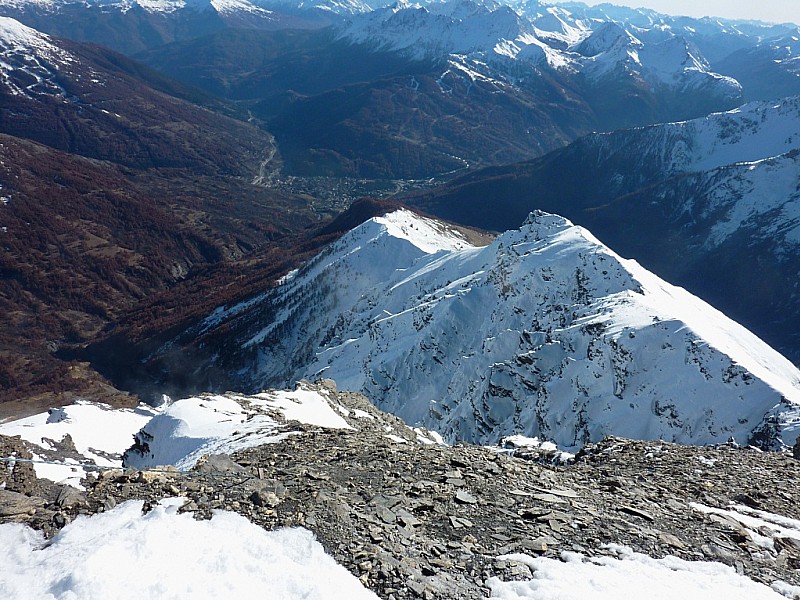 #7 Vue du sommet : versant italien. Bardonnechia. Vue du sommet : versant italien. Bardonnechia.
