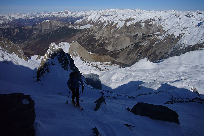 #4 Sortie de la combe : Un peu plus haut. Sortie de la combe : Un peu plus haut.
