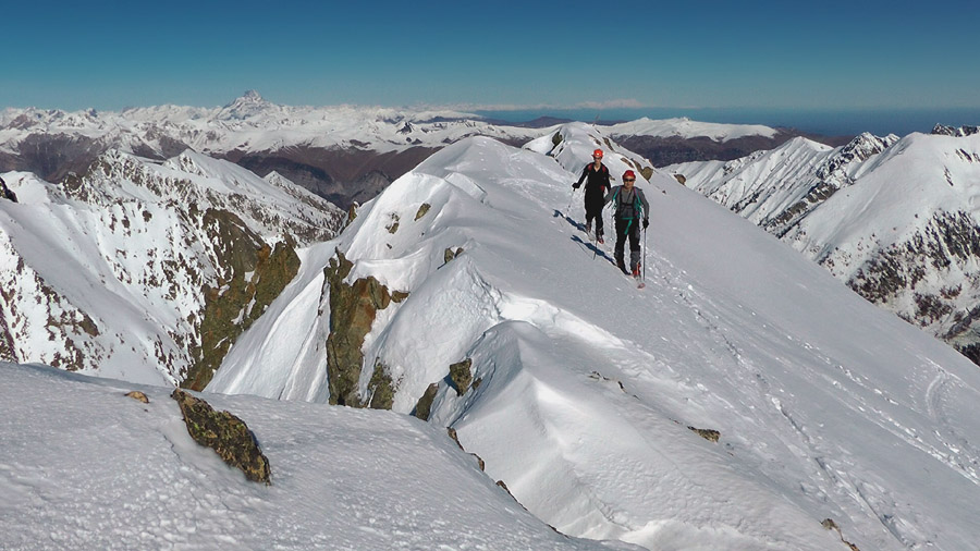#5 2790m, près du sommet : Panorama grandiose et journée limpide: Mt Rose, Cervin, Gd Combin, Viso 2790m, près du sommet : Panorama grandiose et journée limpide: Mt Rose, Cervin, Gd Combin, Viso