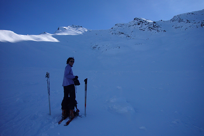 #4 La combe sous le sommet : La combe, le col et le sommet. La combe sous le sommet : La combe, le col et le sommet.