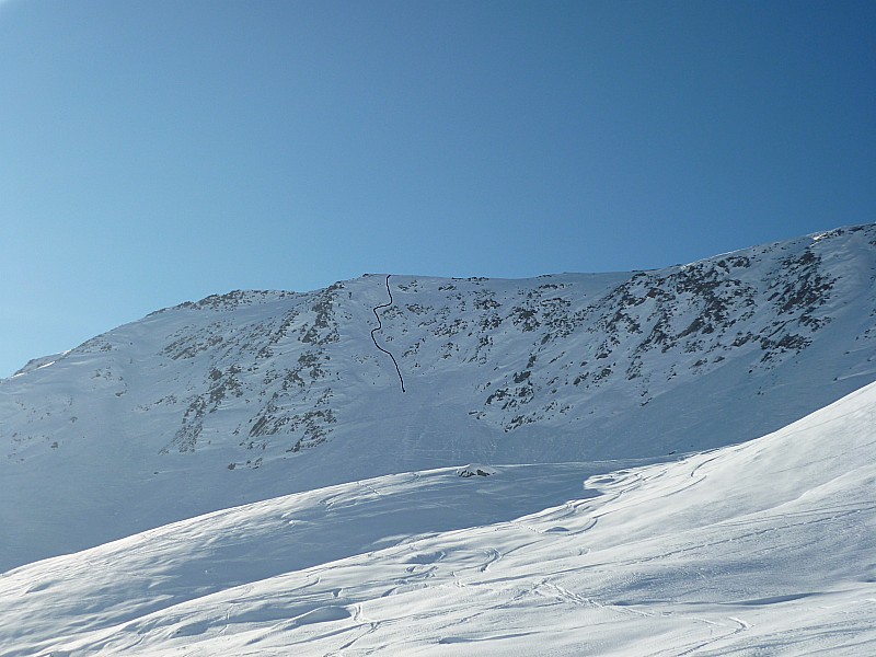 #3 vu du couloir : en noire le chemin emprunté vu du couloir : en noire le chemin emprunté