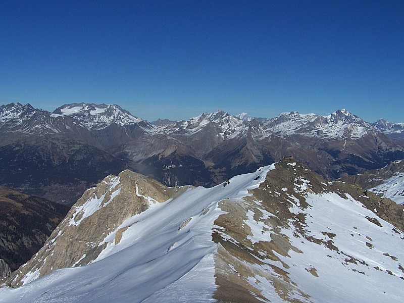 #4 Le Grand Argentier : Vue sur la Vanoise deuis le sommet. Le Grand Argentier : Vue sur la Vanoise deuis le sommet.