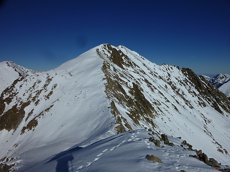 #2 Arrête sud : Arrête sud du Monte della Valetta vue de la Cima d Arrête sud : Arrête sud du Monte della Valetta vue de la Cima d'Orgials