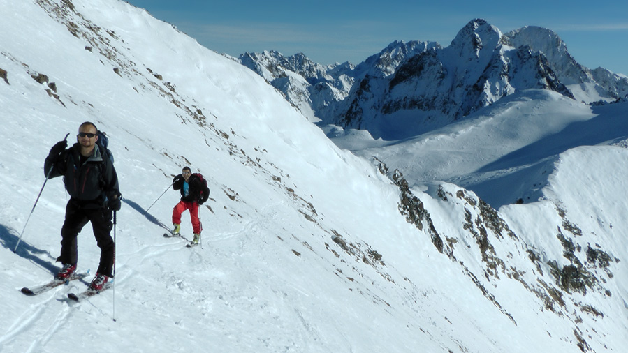 #14 2750m : au dessus du pas de Peania: Argentera et Malinvern en A/R plan 2750m : au dessus du pas de Peania: Argentera et Malinvern en A/R plan