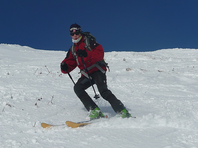#5 Pendant la descente : Une bonne neige qui permet de faire de bons virages Pendant la descente : Une bonne neige qui permet de faire de bons virages