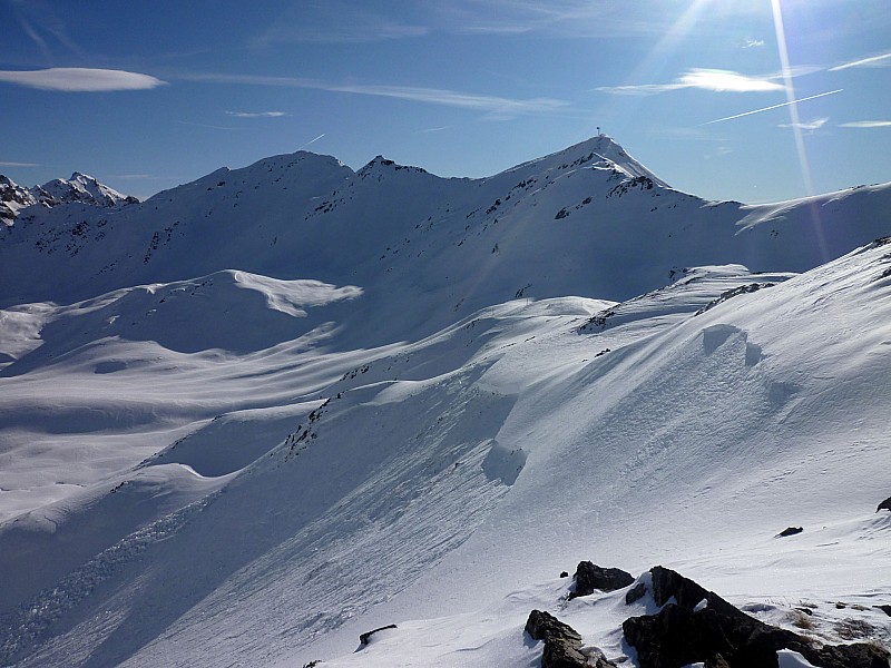 La Cassure : vue d'en haut.