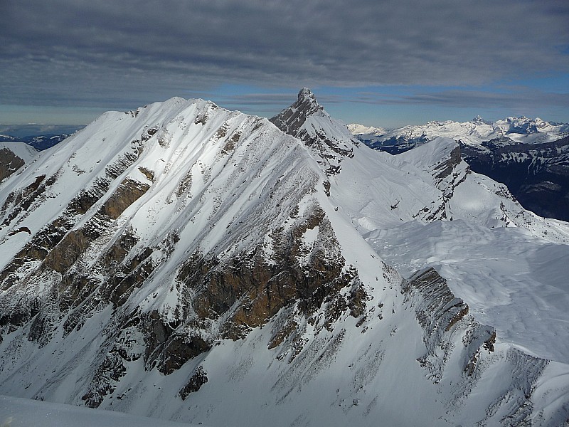 #7 Ambrevetta : Pointe percée et Mont Fleury. Ambrevetta : Pointe percée et Mont Fleury.