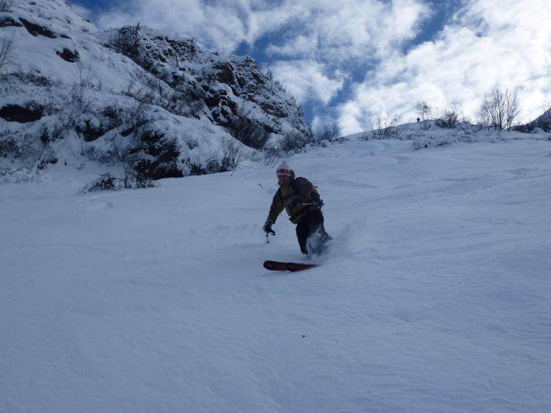 #3 Aiguillette des Houches : Yannick, au taquet, qui s Aiguillette des Houches : Yannick, au taquet, qui s'est bien remis de son accident ...