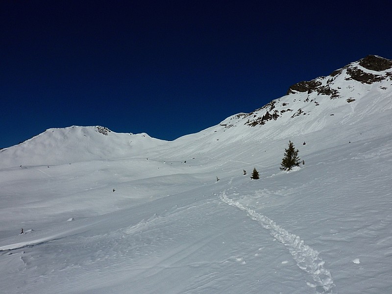 #7 Montée : Accès à l Montée : Accès à l'Aiguillette par le versant SE.