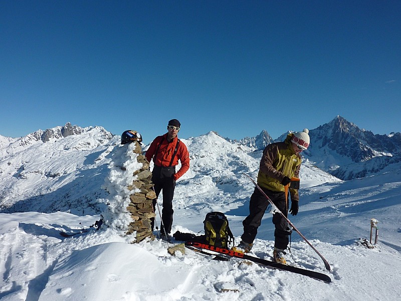 #8 Sommet : En fond d Sommet : En fond d'Aiguilles rouges et Verte