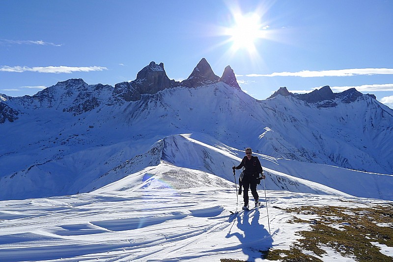 #3 Gros Crey : Au sommet avec les aiguilles d Gros Crey : Au sommet avec les aiguilles d'Arve