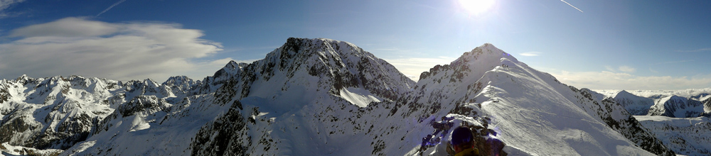 #7 2750m : Panorama coté isola, cimes Lombarde et Orgials 2750m : Panorama coté isola, cimes Lombarde et Orgials