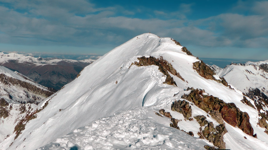 #19 2750m : Sommet ! avec le Mt Rose en toile de fond ! 2750m : Sommet ! avec le Mt Rose en toile de fond !