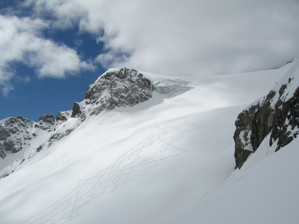 #7 traces : La neige était excellente sur le haut du glacier traces : La neige était excellente sur le haut du glacier