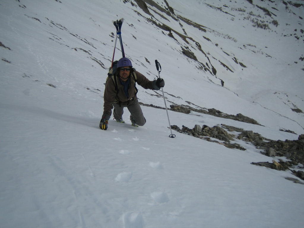 #1 Dans la traversée : HFO, en pleine action, avant de rejoindre l Dans la traversée : HFO, en pleine action, avant de rejoindre l'arête issue du sommet