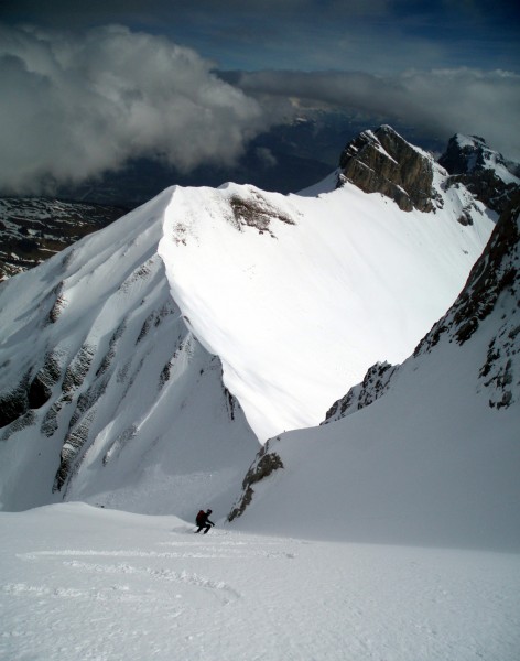#1 Les pentes sommitales : Même au soleil, la neige était bonne à cette altitude. Les pentes sommitales : Même au soleil, la neige était bonne à cette altitude.