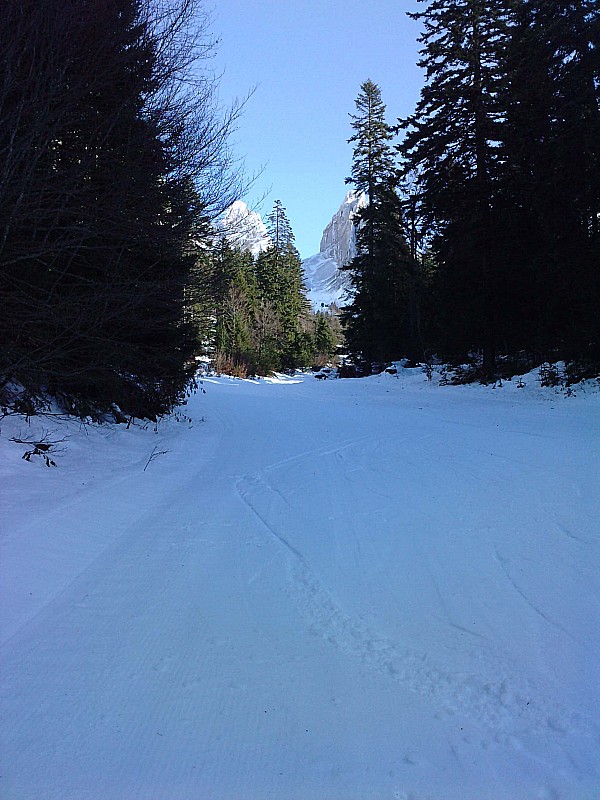 #1 Vu des pistes : Avec le col au fond Vu des pistes : Avec le col au fond