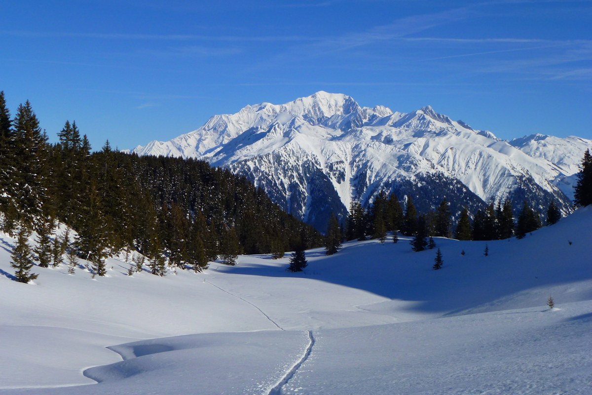 #8 Au niveau du lac 1917 m : Le Mont Blanc dans toute sa splendeur. Au niveau du lac 1917 m : Le Mont Blanc dans toute sa splendeur.