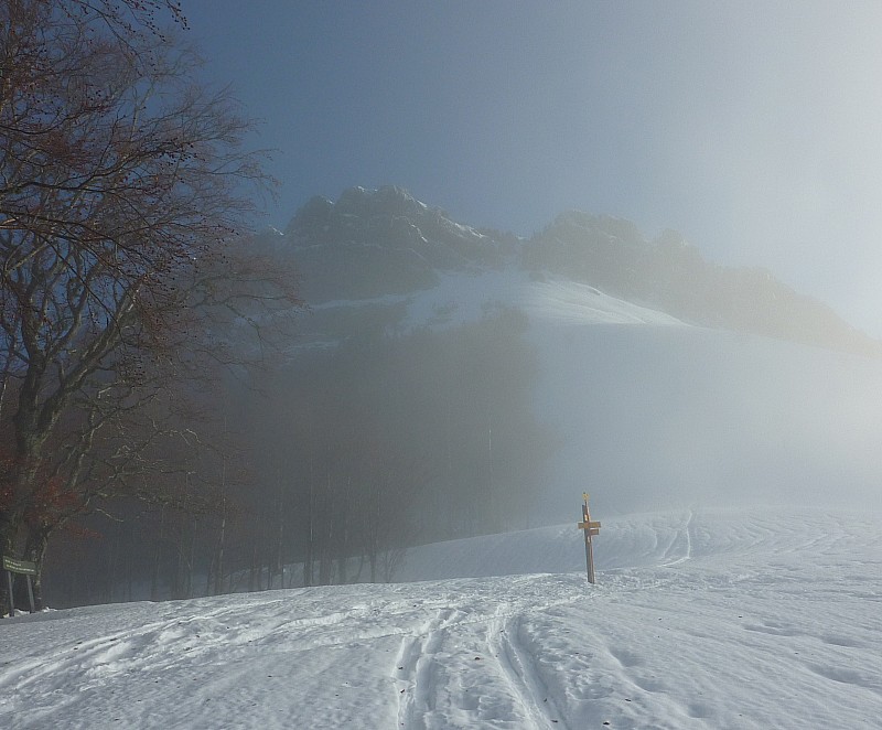 #1 col de la Ruchere : Encore un peu de brouillard col de la Ruchere : Encore un peu de brouillard
