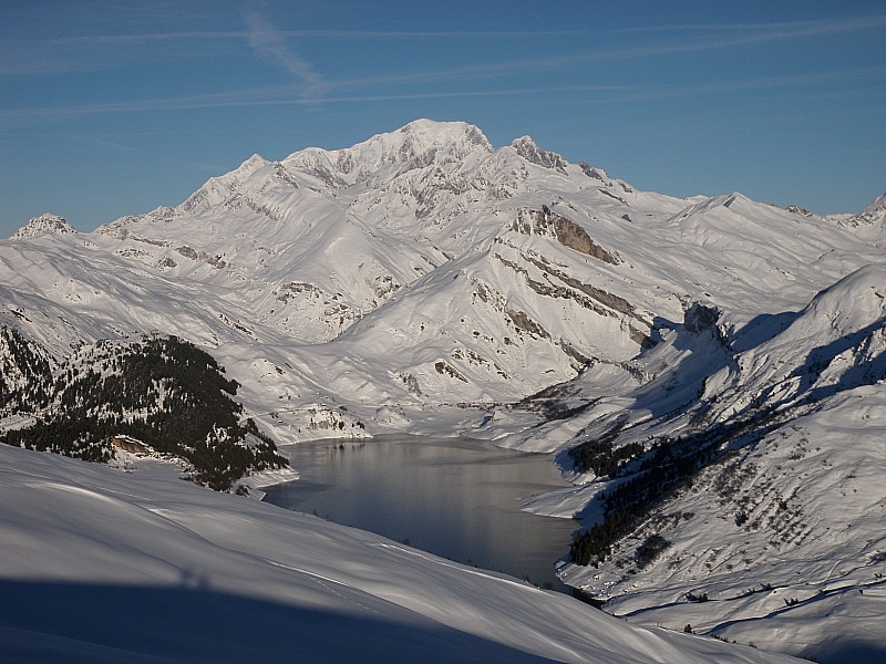 #21 sous le mont blanc : le lac pâlit sous le mont blanc : le lac pâlit