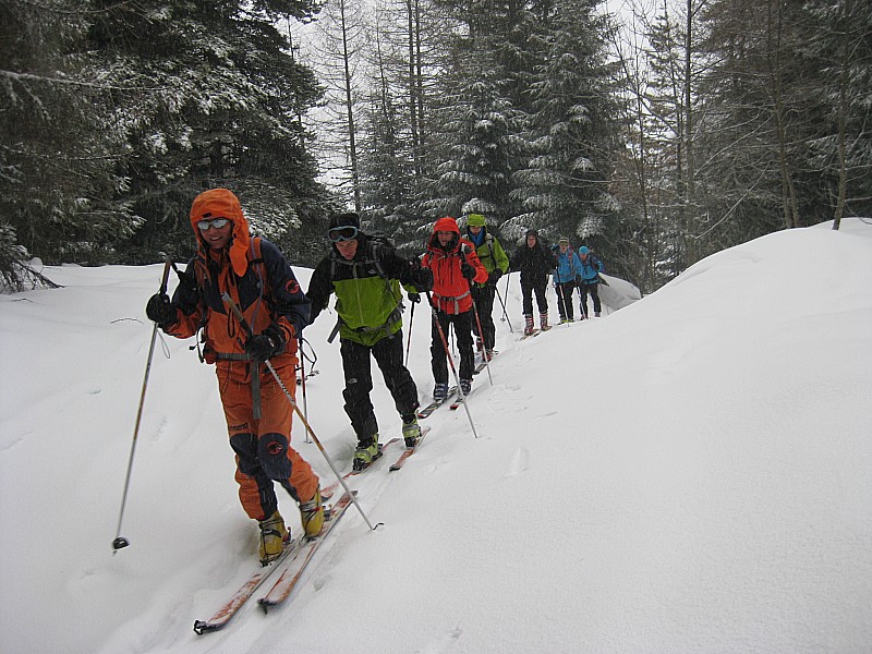 #1 Montée sous la neige Montée sous la neige