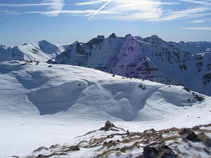 Tête Ronde : Neige travaillée