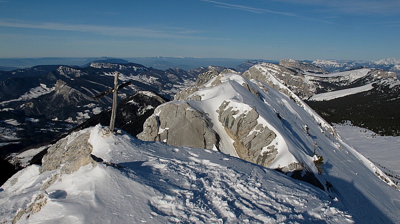#8 Lances de Malissard : soleil rasant sur les crêtes pour la deuxième montée Lances de Malissard : soleil rasant sur les crêtes pour la deuxième montée
