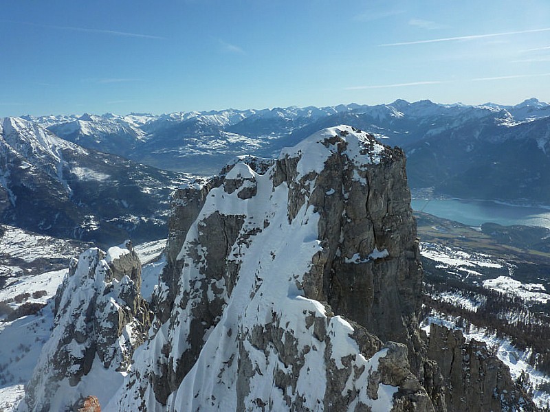 #3 La vue du sommet du couloir NE La vue du sommet du couloir NE