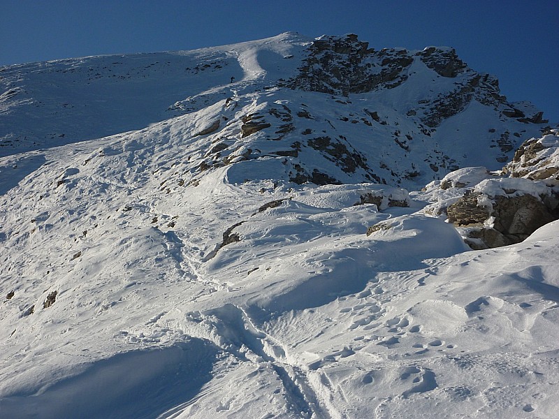 #4 arête nord : peu de neige arête nord : peu de neige