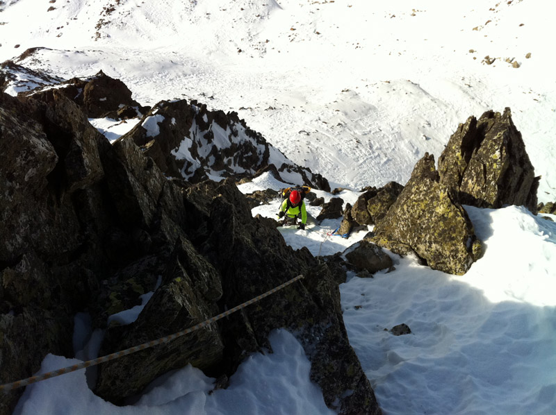 #2 Couloir : Bonnes conditions mixtes Couloir : Bonnes conditions mixtes