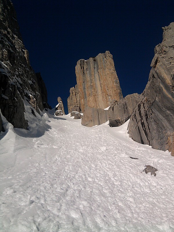 #1 couloir : sous la breche couloir : sous la breche