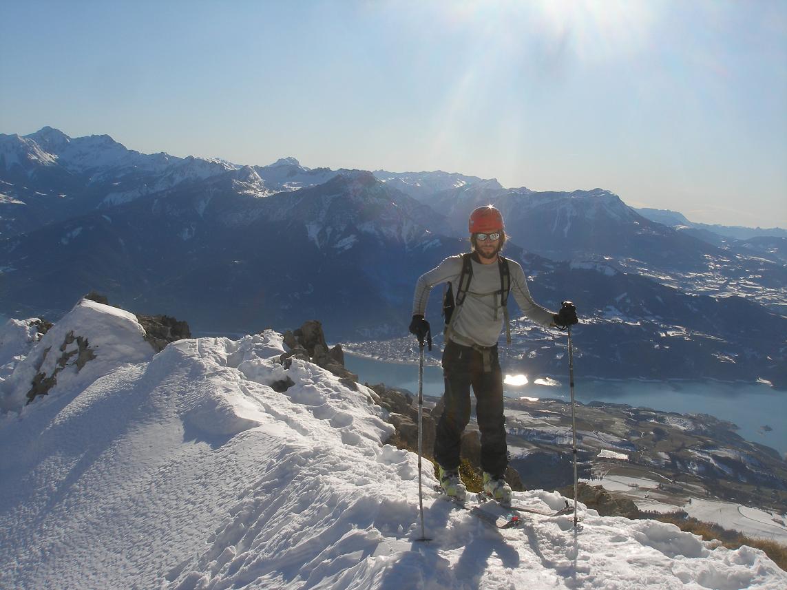 #8 derniers metres : sur la crète du deuxieme couloir derniers metres : sur la crète du deuxieme couloir