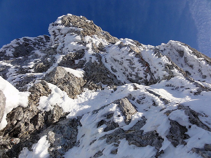 #4 Neige collée sur les rochers Neige collée sur les rochers
