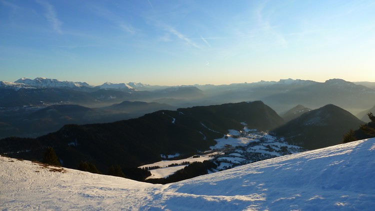 #16 Chamechaude : De superbes lumières vespérales. Chamechaude : De superbes lumières vespérales.