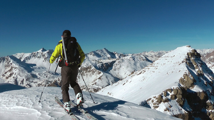 #19 2900m : on rejoint le couloir NE 2900m : on rejoint le couloir NE