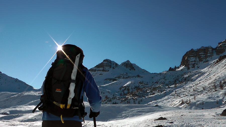 2250m : Ca va mieux plus haut en vue du col de la Roche Trouée