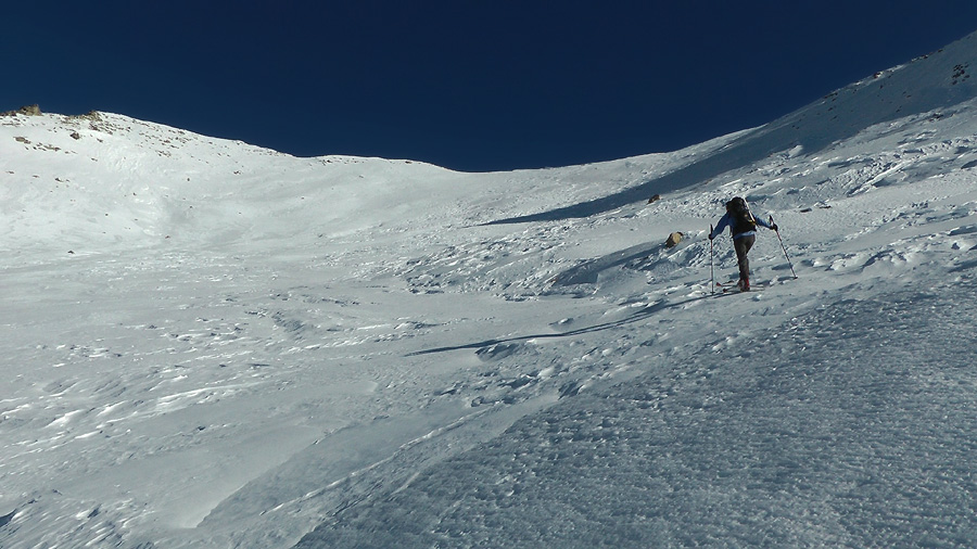 2600m : La combe face Sud de Cote de l'Ane