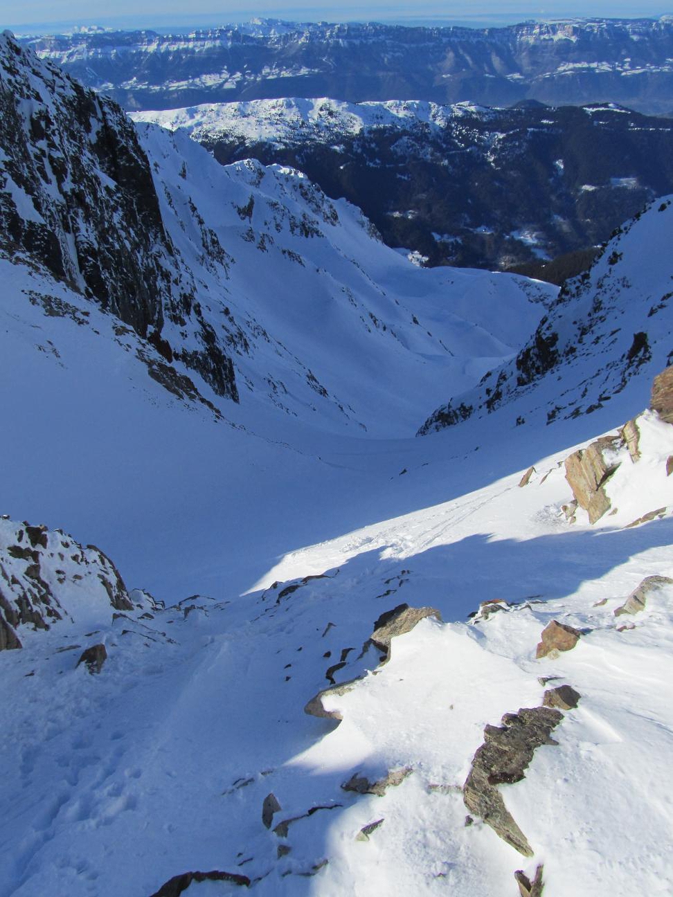 Col de D'arguille : La montée assez raide du Glacier d'Arguille