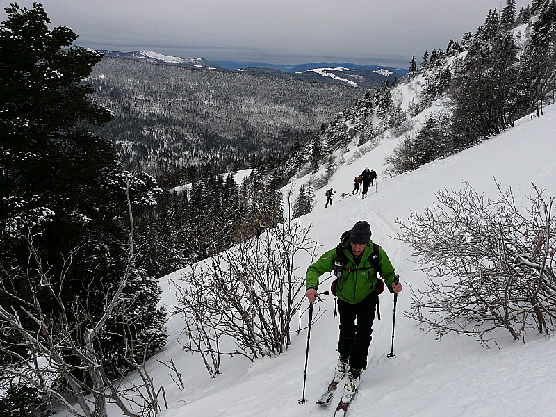 #7 montée : maintenant qu montée : maintenant qu'il y a de la neige, il y a de l'entrain