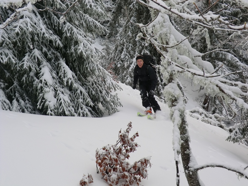 #2 descente en forêt : dans Bellecombe descente en forêt : dans Bellecombe