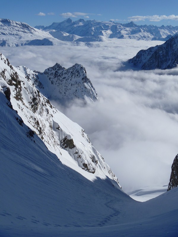 #7 le couloir NE pour rebasculer, bien safe le couloir NE pour rebasculer, bien safe
