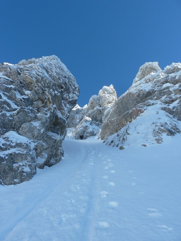 #14 Pte de Chalune : Bas du couloir du Thermos Pte de Chalune : Bas du couloir du Thermos